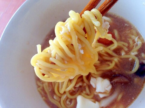 味覇仕立て！即席醤油ラーメン☆